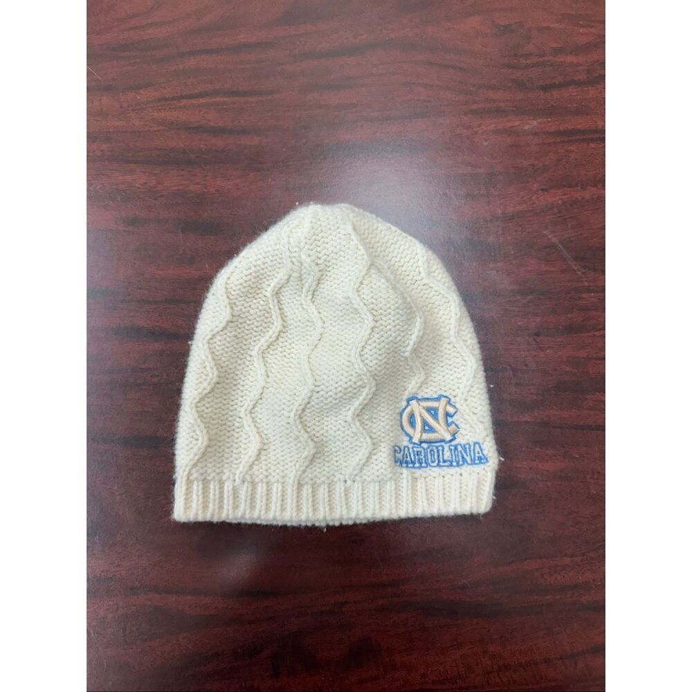 North Carolina Tar Heels Cream Colored Beanie